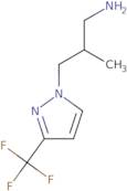 {2-Methyl-3-[3-(trifluoromethyl)-1H-pyrazol-1-yl]propyl}amine