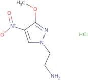 [2-(3-Methoxy-4-nitro-1H-pyrazol-1-yl)ethyl]amine hydrochloride