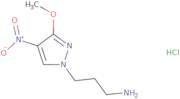 [3-(3-Methoxy-4-nitro-1H-pyrazol-1-yl)propyl]amine hydrochloride