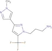 {3-[1'-Methyl-5-(trifluoromethyl)-1H,1'H-3,4'-bipyrazol-1-yl]propyl}amine
