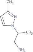 [2-(3-Methyl-1H-pyrazol-1-yl)propyl]amine