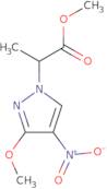 Methyl 2-(3-methoxy-4-nitro-1H-pyrazol-1-yl)propanoate