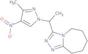 3-[1-(3-Methyl-4-nitro-1H-pyrazol-1-yl)ethyl]-6,7,8,9-tetrahydro-5H-[1,2,4]triazolo[4,3-a]azepine