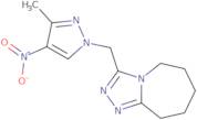 3-[(3-Methyl-4-nitro-1H-pyrazol-1-yl)methyl]-6,7,8,9-tetrahydro-5H-[1,2,4]triazolo[4,3-a]azepine