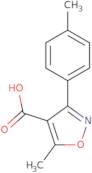 5-Methyl-3-(4-methylphenyl)isoxazole-4-carboxylic acid