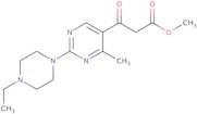 Methyl 3-[2-(4-ethylpiperazin-1-yl)-4-methylpyrimidin-5-yl]-3-oxopropanoate