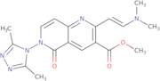 Methyl 2-[(E)-2-(dimethylamino)vinyl]-6-(3,5-dimethyl-4H-1,2,4-triazol-4-yl)-5-oxo-5,6-dihydro-1,6-naphthyridine-3-carboxylate