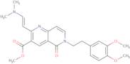 Methyl 6-[2-(3,4-dimethoxyphenyl)ethyl]-2-[(E)-2-(dimethylamino)vinyl]-5-oxo-5,6-dihydro-1,6-napht…