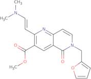 Methyl 2-[(E)-2-(dimethylamino)vinyl]-6-(2-furylmethyl)-5-oxo-5,6-dihydro-1,6-naphthyridine-3-carboxylate