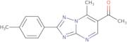 1-[7-Methyl-2-(4-methylphenyl)[1,2,4]triazolo[1,5-a]pyrimidin-6-yl]ethanone