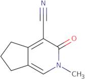 2-Methyl-3-oxo-3,5,6,7-tetrahydro-2H-cyclopenta[c]pyridine-4-carbonitrile