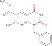 Methyl 1-benzyl-7-methyl-2,4-dioxo-1,2,3,4-tetrahydropyrido[2,3-d]pyrimidine-6-carboxylate