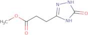 Methyl 3-(5-hydroxy-1H-1,2,4-triazol-3-yl)propanoate