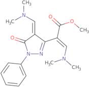 Methyl (2E)-3-(dimethylamino)-2-{(4Z)-4-[(dimethylamino)methylene]-5-oxo-1-phenyl-4,5-dihydro-1H-pyrazol-3-yl}acrylate