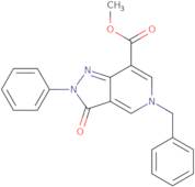 Methyl 5-benzyl-3-oxo-2-phenyl-3,5-dihydro-2H-pyrazolo[4,3-c]pyridine-7-carboxylate