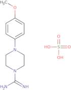 4-(4-Methoxyphenyl)piperazine-1-carboximidamide sulfate