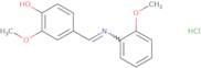 2-Methoxy-4-{(Z)-[(2-methoxyphenyl)imino]methyl}phenol hydrochloride