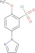 2-Methoxy-5-(1H-pyrazol-1-yl)benzenesulfonyl chloride