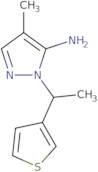 4-Methyl-1-[1-(3-thienyl)ethyl]-1H-pyrazol-5-amine