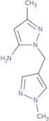 3-Methyl-1-[(1-methyl-1H-pyrazol-4-yl)methyl]-1H-pyrazol-5-amine