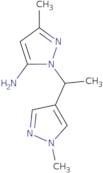 3-Methyl-1-[1-(1-methyl-1H-pyrazol-4-yl)ethyl]-1H-pyrazol-5-amine