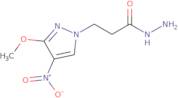 3-(3-Methoxy-4-nitro-1H-pyrazol-1-yl)propanohydrazide