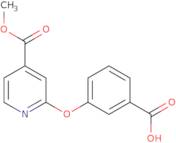 3-{[4-(Methoxycarbonyl)pyridin-2-yl]oxy}benzoic acid