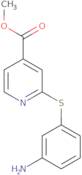 Methyl 2-[(3-aminophenyl)thio]isonicotinate