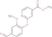 Methyl 2-(4-formyl-2-methoxyphenoxy)isonicotinate