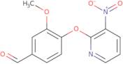 3-Methoxy-4-[(3-nitropyridin-2-yl)oxy]benzaldehyde