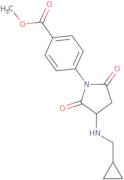 Methyl 4-{3-[(cyclopropylmethyl)amino]-2,5-dioxopyrrolidin-1-yl}benzoate