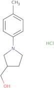 [1-(4-Methylphenyl)pyrrolidin-3-yl]methanol hydrochloride