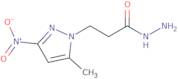 3-(5-Methyl-3-nitro-1H-pyrazol-1-yl)propanohydrazide