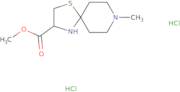 Methyl 8-methyl-1-thia-4,8-diazaspiro[4.5]decane-3-carboxylate dihydrochloride