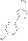 [4-(3-Methyl-1,2,4-oxadiazol-5-yl)phenyl]amine