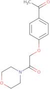 1-[4-(2-Morpholin-4-yl-2-oxoethoxy)phenyl]ethanone