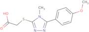 {[5-(4-Methoxyphenyl)-4-methyl-4H-1,2,4-triazol-3-yl]thio}acetic acid