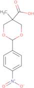 5-Methyl-2-(4-nitrophenyl)-1,3-dioxane-5-carboxylic acid