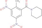 1-(2-Methyl-3,5-dinitrobenzoyl)piperidine