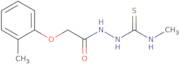 N-Methyl-2-[(2-methylphenoxy)acetyl]hydrazinecarbothioamide