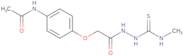 N-[4-(2-{2-[(Methylamino)carbonothioyl]hydrazino}-2-oxoethoxy)phenyl]acetamide