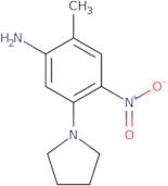 (2-Methyl-4-nitro-5-pyrrolidin-1-ylphenyl)amine