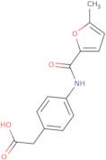 {4-[(5-Methyl-2-furoyl)amino]phenyl}acetic acid
