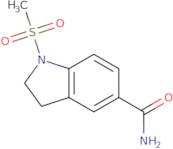 1-(Methylsulfonyl)indoline-5-carboxamide