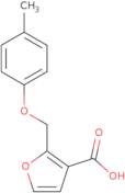 2-[(4-Methylphenoxy)methyl]-3-furoic acid