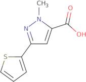 1-Methyl-3-(2-thienyl)-1{H}-pyrazole-5-carboxylic acid