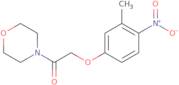 4-[(3-Methyl-4-nitrophenoxy)acetyl]morpholine