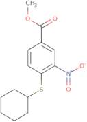 Methyl 4-(cyclohexylthio)-3-nitrobenzoate