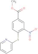 Methyl 3-nitro-4-(pyridin-2-ylthio)benzoate