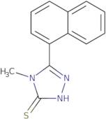 4-Methyl-5-(1-naphthyl)-4H-1,2,4-triazole-3-thiol